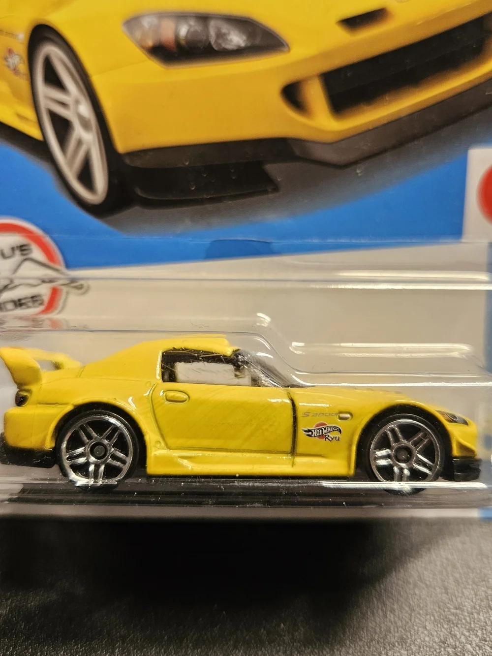 Mattel Hot Wheels Yellow Honda S2000 Toy Car